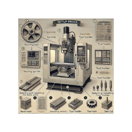 Настройка фрезеровочного станка с числовым программным управлением