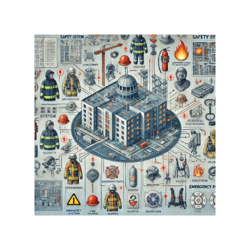 Система коллективной безопасности и средства индивидуальной защиты от воздействия опасных факторов пожара