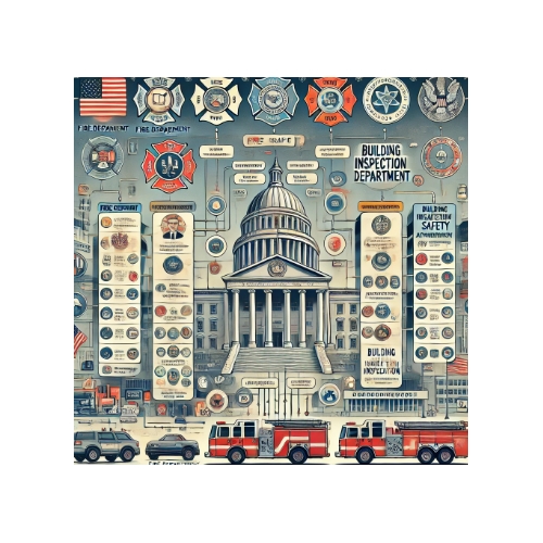 Структура государственных органов управления и надзора в области пожарной безопасности