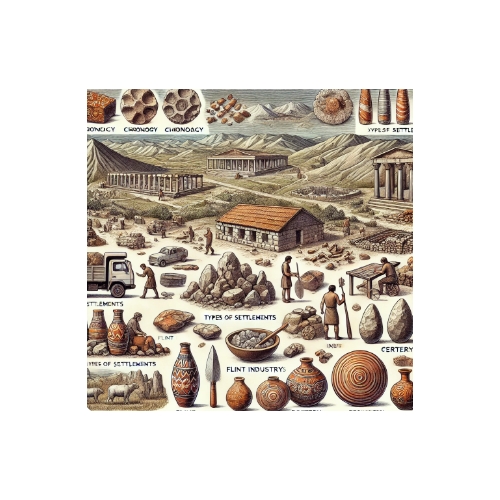 Неолитические памятники Прикаспия: хронология, типы стоянок, кремневая индустрия, керамика