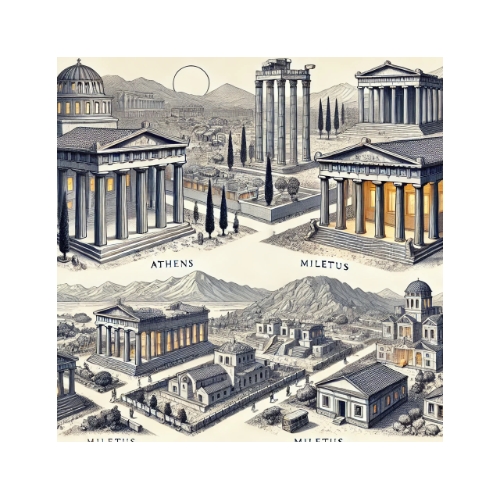 Облик городов архаического периода на примере Афин и Милета