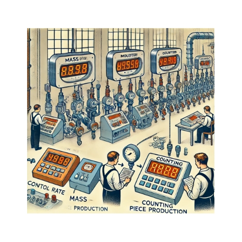 Приборы для контроля расхода массы и учета штучной продукции