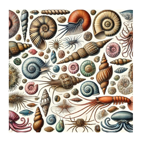 Брюхоногие моллюски и их представители