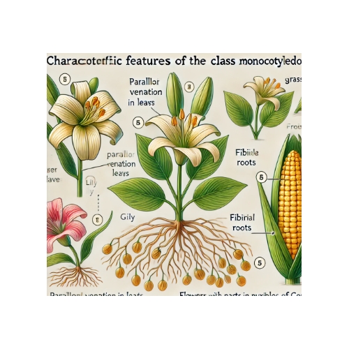 Характерные признаки классов Однодольные и Двудольные