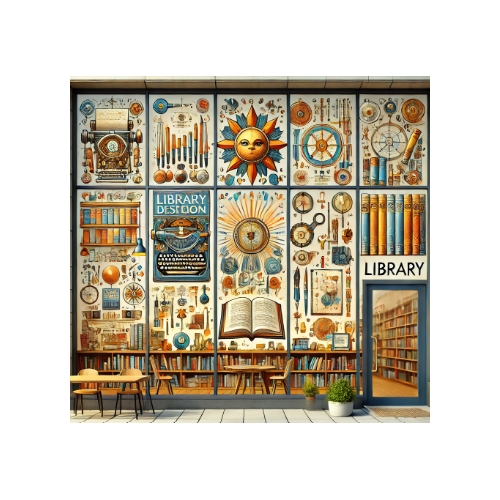 Оформление окон библиотеки как часть библиотечного дизайна