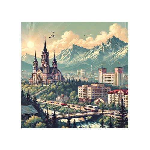 Горный город Екатеринбург