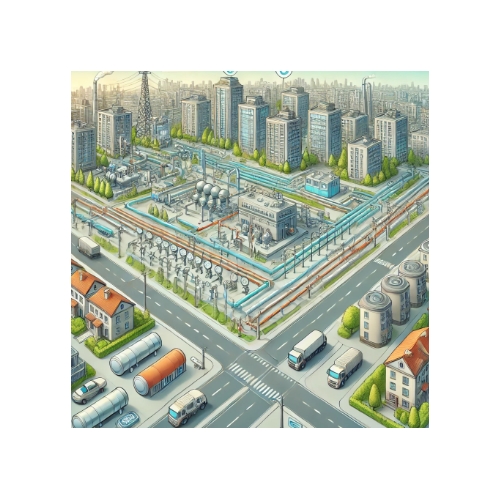 Газоснабжение района города