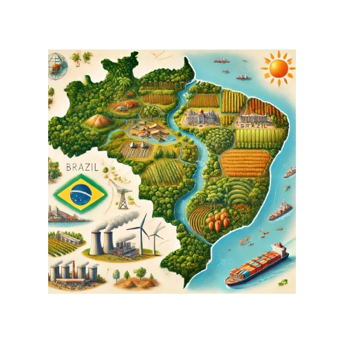 Бразилия. Экономико-географическое положение. Природные условия и ресурсы