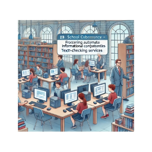 Развитие информационных компетенций в школьной библиотеке при работе с сервисами автоматической проверки текстов