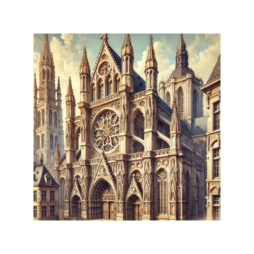 Готическая архитектура Бельгии