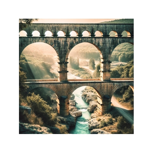 Гардский мост с точки зрения акведука