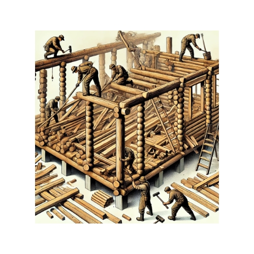 Демонтаж деревянных конструкций дачного дома