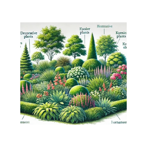 Декоративные многолетние растения и кустарники в экодизайне