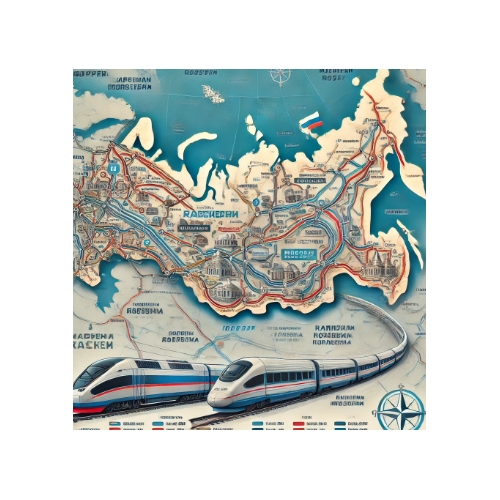 География железнодорожного транспорта России