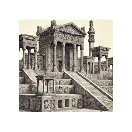 Дворцовый комплекс персидских царей Дария I и Ксеркса I в Персеполе