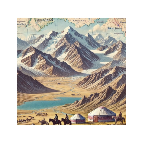 Горный хребет Тянь-Шаня