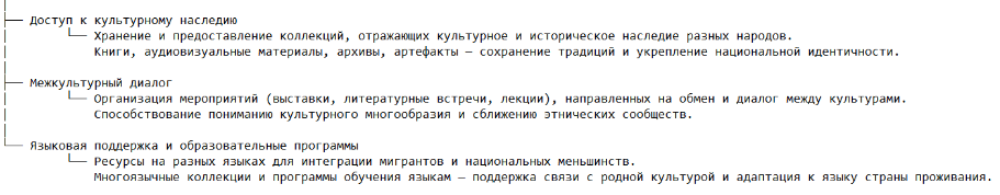 Роль информационных центров в укреплении национальных отношений