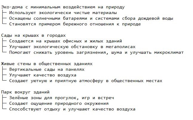 Примеры гармоничного взаимодействия архитектуры и природы