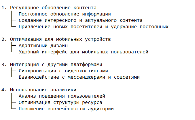 Основные принципы успешного использования веб-ресурсов