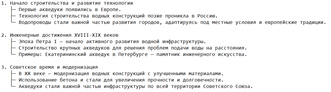 История появления акведуков