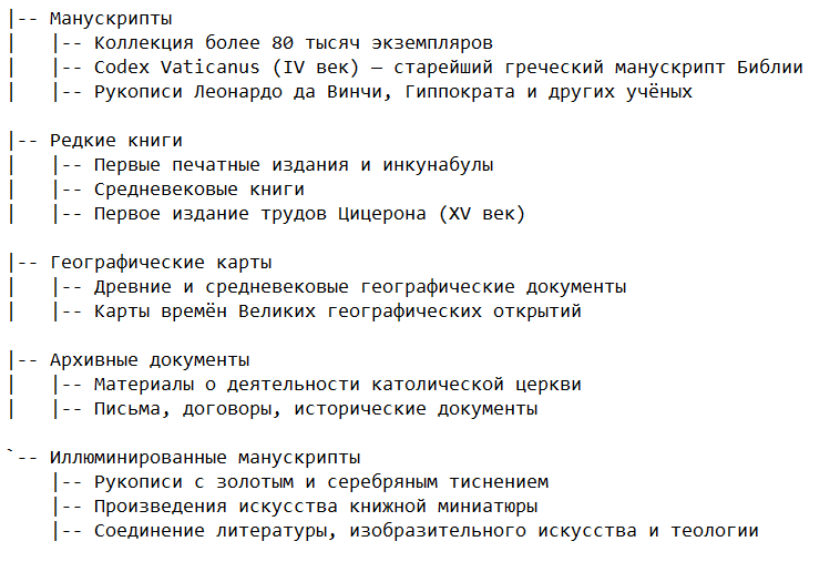 Уникальные коллекции библиотеки