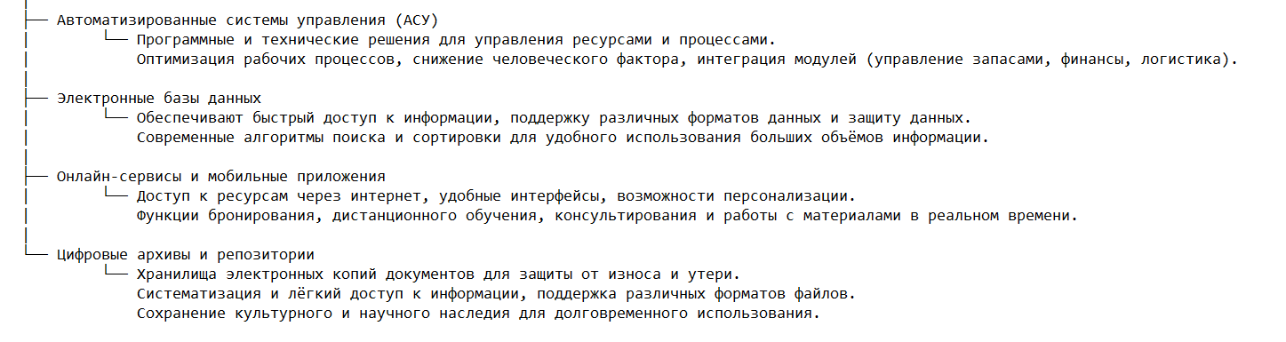 Основы технологической системы