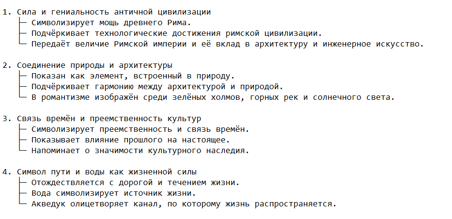 Акведук как символ в живописи