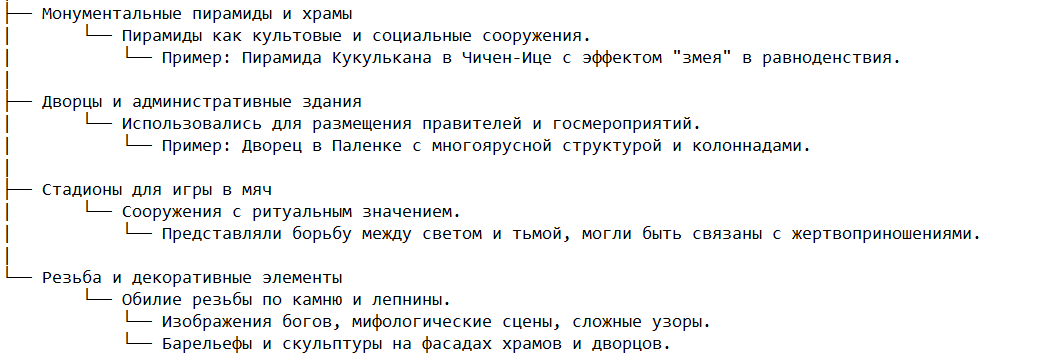 Особенности архитектуры