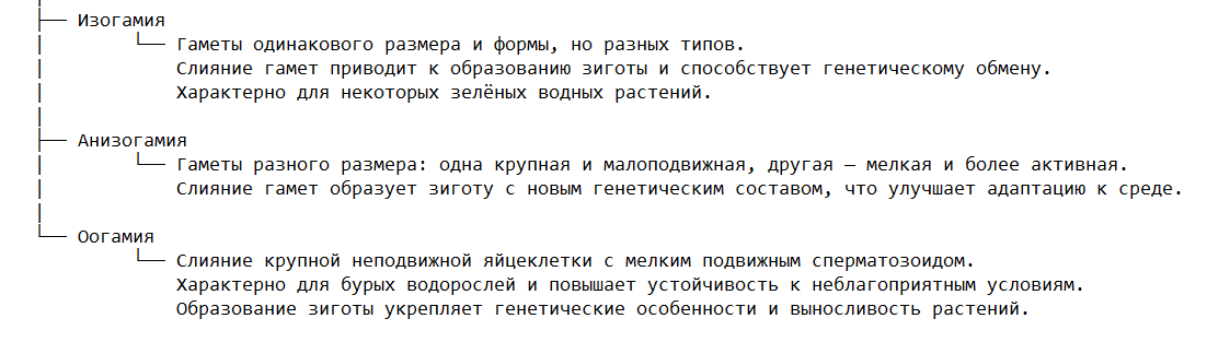 Половое воспроизводство и его разновидности